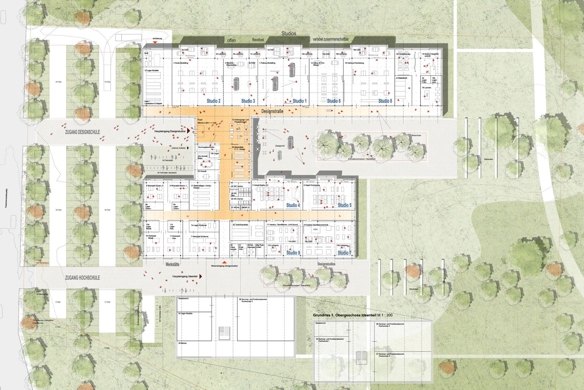 Designcampus BSZ und FH für Produktdesign Selb