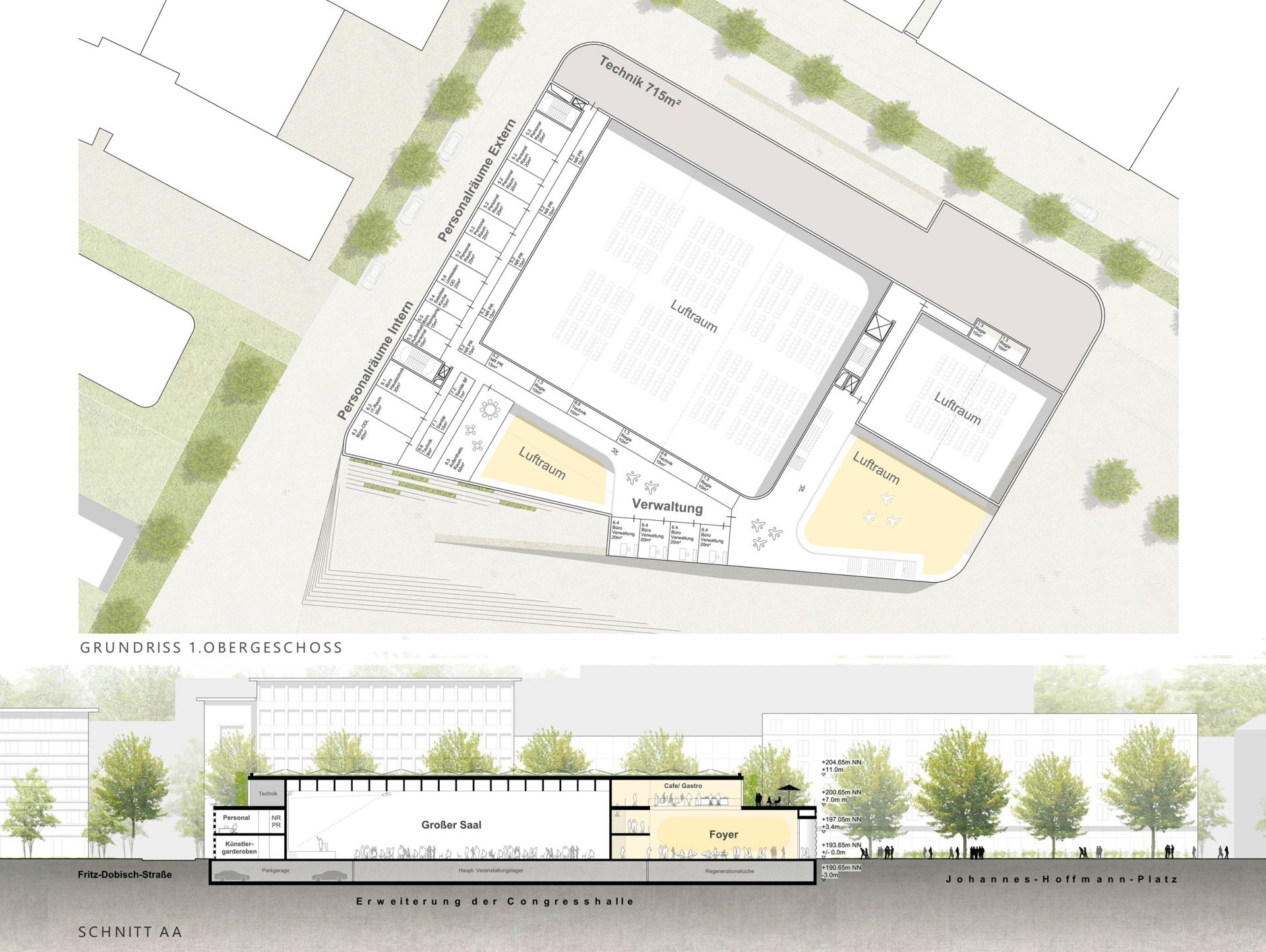 Erweiterung Congresshalle Saarbrücken