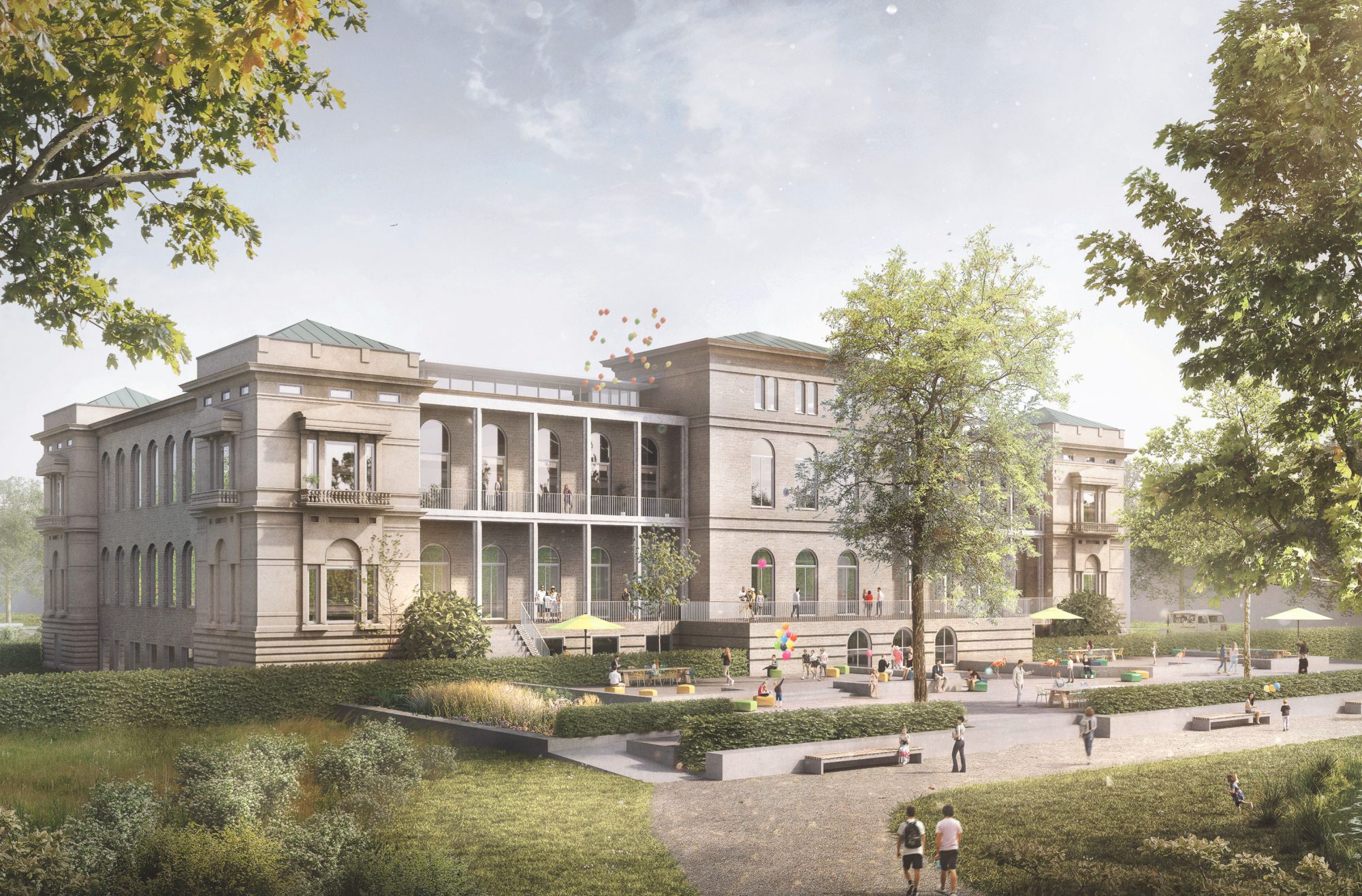 Kombibad Herzogenried Mannheim Freizeitneu und Erweiterungsbau